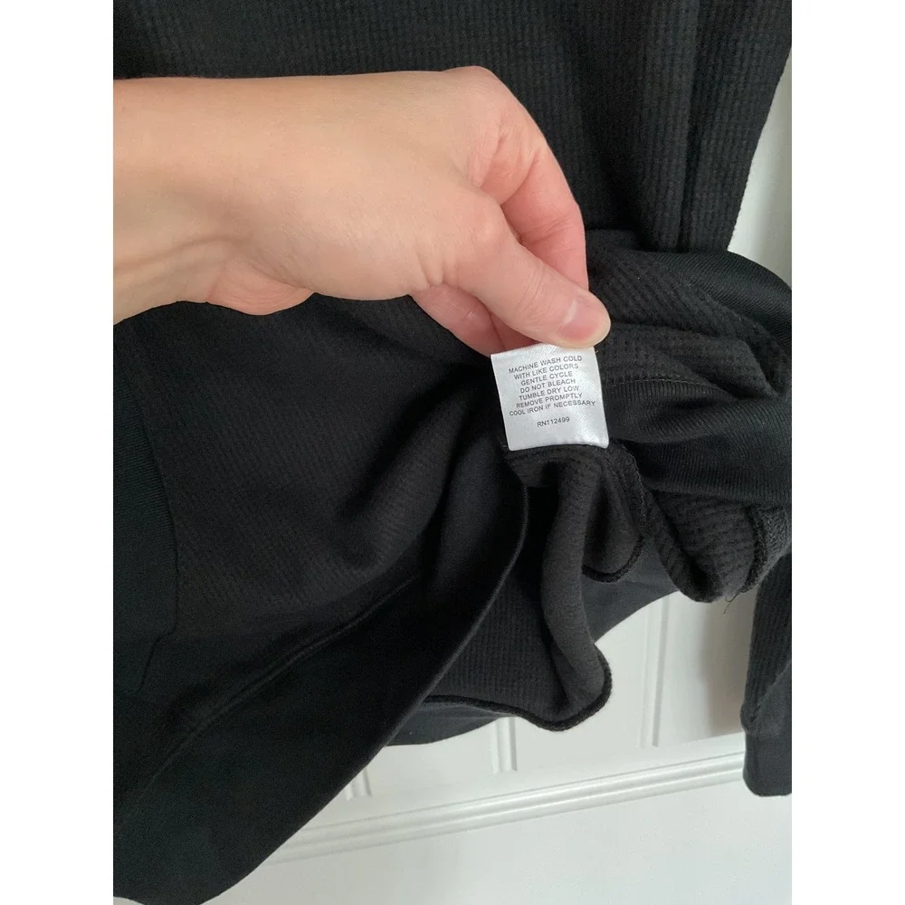Tailorbyrd Collection Men's Black Cozy Knit Hoodie‎ Size Small NWOT